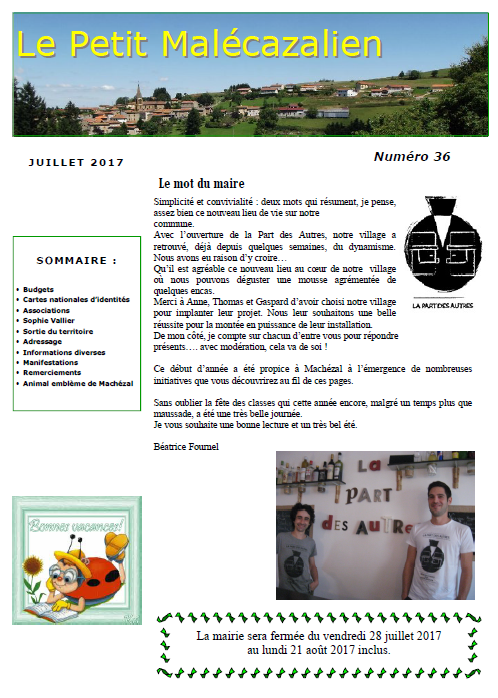 Page de garde