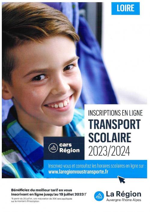 Transport scolaire 2023 2024
